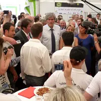 Stéphane Le Foll a parcouru les allées du salon, attentif aux interventions des uns et des autres.
