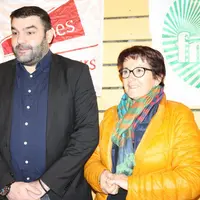 Jérémy Decerle (ici aux côtés de Christiane Lambert lors de la campagne Chambre d'Agriculture) candidat aux élections européennes.