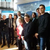 Les partenaires et adhérents de l’opération « L’Auvergne recrute » étaient rassemblés le 16 janvier dernier dans les locaux de la cave Desprat Saint V