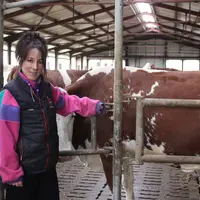Laurie Faisandier agriculltrice à St Jean de Nay