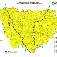 Les niveaux de sécheresse en Haute-Loire