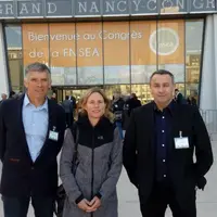 Aux côtés de Yannick Fialip, Fabienne Demars et Didier Hugoni.