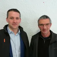 Julien Segalen, directeur, et Bernard Chalendard, président de XR REPRO.