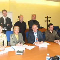 Les responsables et médecins des 3 organismes de protection sociale de Haute-Loire.
