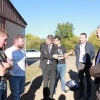 Discussion ouverte autour de l’agriculture de Haute-Loire en général, de la production de Lentilles en particulier, et des problématiques du Gaec de l