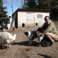 Originaire d’Alsace, Natalie a décidé de s’installer dans ce corps de ferme où elle passait ses vacances