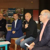 De gauche à droite : Christian Gouy, Jean-Marie Passarieu, Philippe Panel et Albert Comptour.
