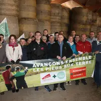 Les candidats de la liste FDSEA-JA étaient réunis à Bains le 17 décembre pour la présentation du programme de la liste.