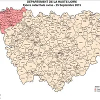 Zonage FCO Haute-Loire