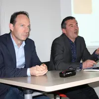 Christian Buffière, directeur Chambre d’agriculture et Dominique Chalendard, président du GEPVA.