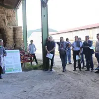 La présentation de l’exploitation et de son système de production s’est fait par ateliers.