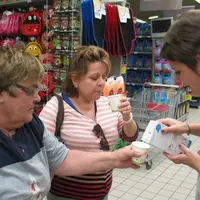 Une opération communication «séduction» avec des producteurs, à Brioude.