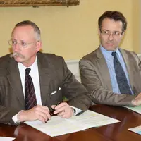 Le Préfet Denis Labbé avec le secrétaire général, Régis Castro.