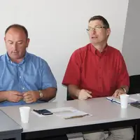 Laurent Duplomb et Yves Soulhol président et directeur de Sodiaal annoncent un prix proche de 320 € annuellement.