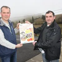 Patrice Bois et Jean-Claude Rolly avec l’affiche du concours 2017.