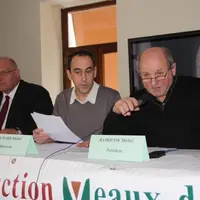 De gauche à droite : Gilbert Bros, président de la Chambre d’Agriculture, Michel Joumard directeur de la coopérative et Michel Ramousse, président.