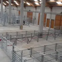 Tout est prêt pour recevoir, animaux, éleveurs et acheteurs …