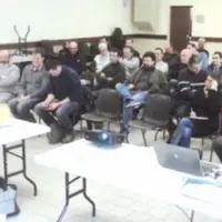 Les éleveurs se sont retrouvés à St Pal en Chalencon.