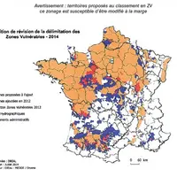 Délimitation des zones vulnérables 2012 et propositions d’extension en 2014