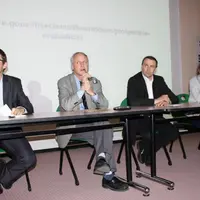 De gauche à droite : Yves Soulhol, Bernard Valleix, Yannick Fialip et Marie-Sophie Dedieu.
