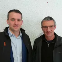 XR Repro : le Président Bernard Chalendard ici au côté du directeur Julien Segalen