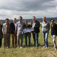 Les jeunes repreneurs sont installés sur la ferme de Odette et Michel Leblay à Autrac.