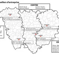 Carte : Vos conseillers d’entreprise