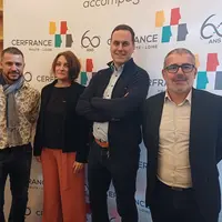 Bertrand Lyonnet, Nathalie Velay, Vincent Prévost et Fabrice Bouquet.