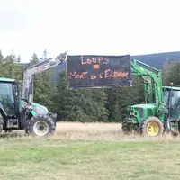 Au mont Mouchet, une mobilisation contre le loup à l'appel de Mickaël Tichit a eu lieu
