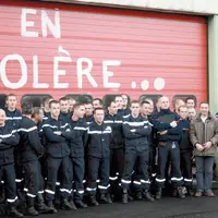 Même en grève, les sapeurs-pompiers assurent tout de même la protection des Cantaliens.