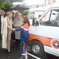 Samedi à Aurillac, Michèle Alliot-Marie a salué les bénévoles cantaliens.