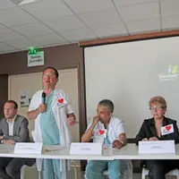 Jacques Markarian, président de la CME du centre médico- chirurgical d’Aurillac, a affirmé qu’il se battrait jusqu’au bout.