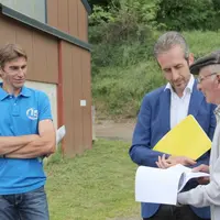 Les candidats se sont rendus sur les exploitations, à l’invitation de la FDSEA et des JA.
