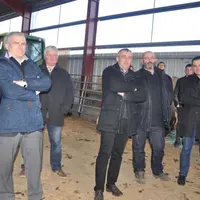 En Haute-Loire, visite de l’exploitation du Gaec de la Moutonade, située à Saint-Beauzire.