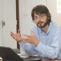 Stéphane Nuq, chargé des télédéclarations à la DDAF.