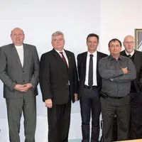 Les responsables vétérinaires du ministère polonais à l’Agriculture accueillis au GDS le 18 mai.