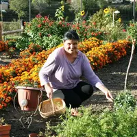 Les jardins familiaux jouxtent le potager social. Ici, Marie-Claude Arnal qui a par ailleurs remporté le premier prix spécial jardin lors du dernier c