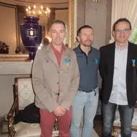 Laurent Semeteys, Jérôme Valadou et Yves Arnaud, honorés pour leur engagement et leur fidélité au club de l’ACVA.