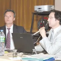 Serge Moly (ici aux côtés de Daniel Gueldry) a regretté de finir son mandat sur un échec.