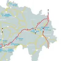 L’implantation des radars fixes actuels et des quatre futurs équipements.