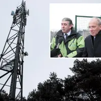 Inauguration sous des températures polaires d’un relais Orange 3G qui dessert notamment les communes de Prunet et Teissières.