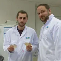 Jean-Philippe Fayol, directeur opérationnel de Biovitis, et Benjamin Chicot, responsable agroalimentaire. Saint-Étienne-de-Chomeil vise la certificati