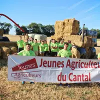 Le président cantonal de Pleaux et les deux co-organisateurs de la manifestation, peuvent compter sur de nombreux bénévoles. 