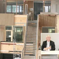 Symbole de la politique d’accompagnement immobilier : le nouveau siège de la caisse Cantal.