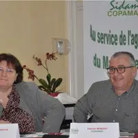 Christine Valentin et Patrick Bénézit, respectivement président du Sidam et de la Copamac, qui regroupent les organisations agricoles du grand Massif
