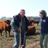 Alain Cantuel est accompagné par Mathilde Bonestebe, ingénieur du réseau Références.