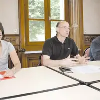 Sandra Gregoris, RH Expert, et Jean-Pierre Mazel, président du Medef Cantal, travaillent en commun pour attirer les salariés dans le Cantal.