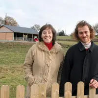 Christophe Puech et Sandrine Merle, responsables de la société qui gère la ferme pédagogique, propriété d’une  communauté de communes.