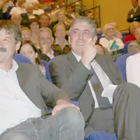 Jean-Yves Bony et Vincent Descœur, députés du Cantal et futurs ex-conseillers départementaux.