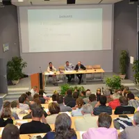 Rassemblement des professionnels agricoles, vendredi dernier, à VétagroSup, à Lempdes.